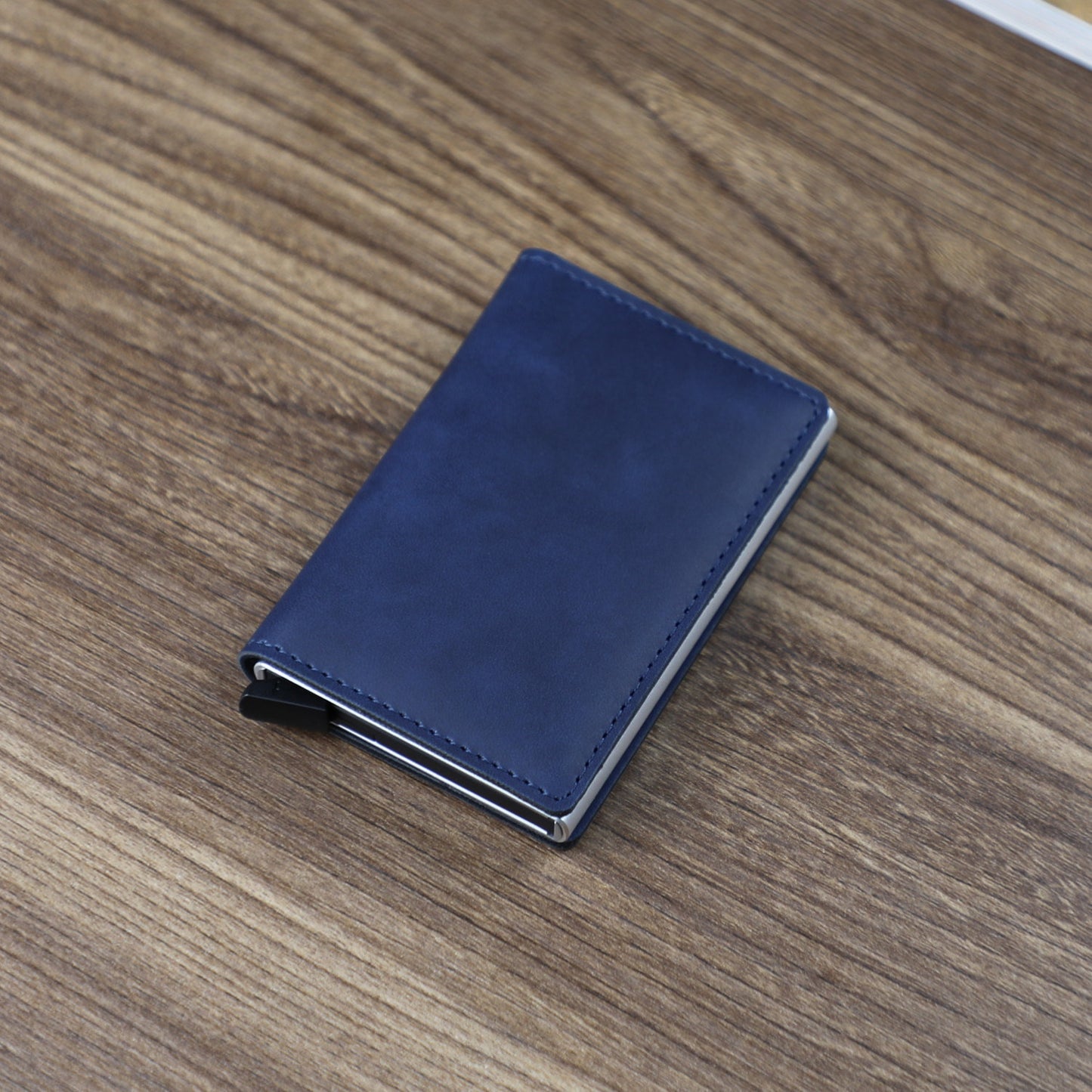 Ultra-Thin Anti-Theft Shield Aluminium Alloy Credit Card Case with Multi-Card Storage