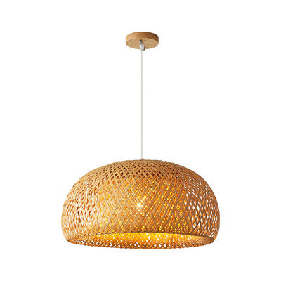 Handmade Bamboo Woven Pastoral Chandelier