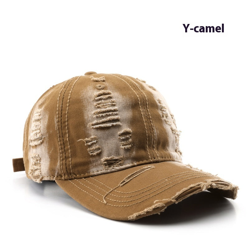 Distressed Retro Solid Washed Color Baseball Cap