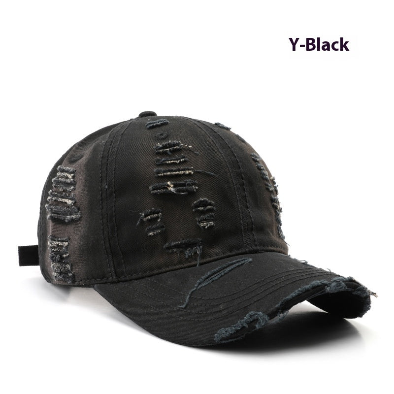 Distressed Retro Solid Washed Color Baseball Cap