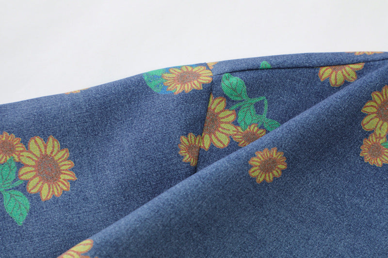 Vintage Floral Short Sleeve Unisex Shirt