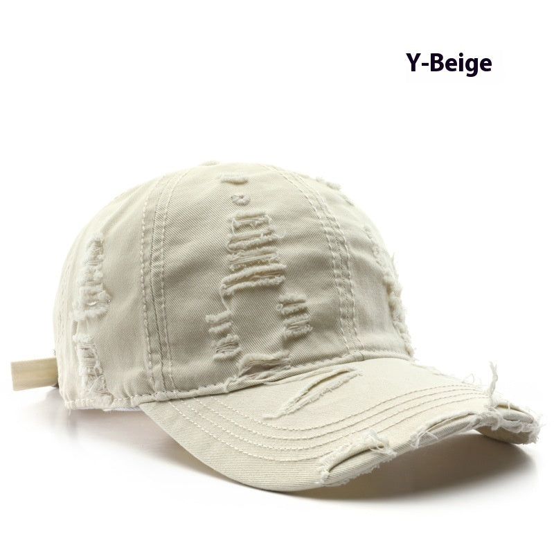 Distressed Retro Solid Washed Color Baseball Cap
