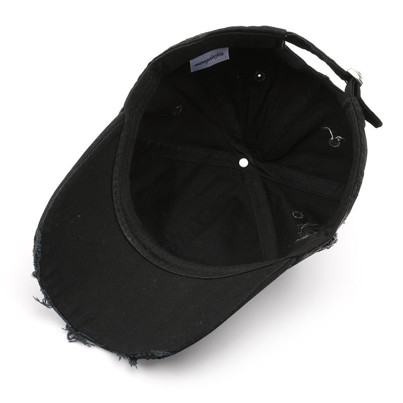 Distressed Retro Solid Washed Color Baseball Cap