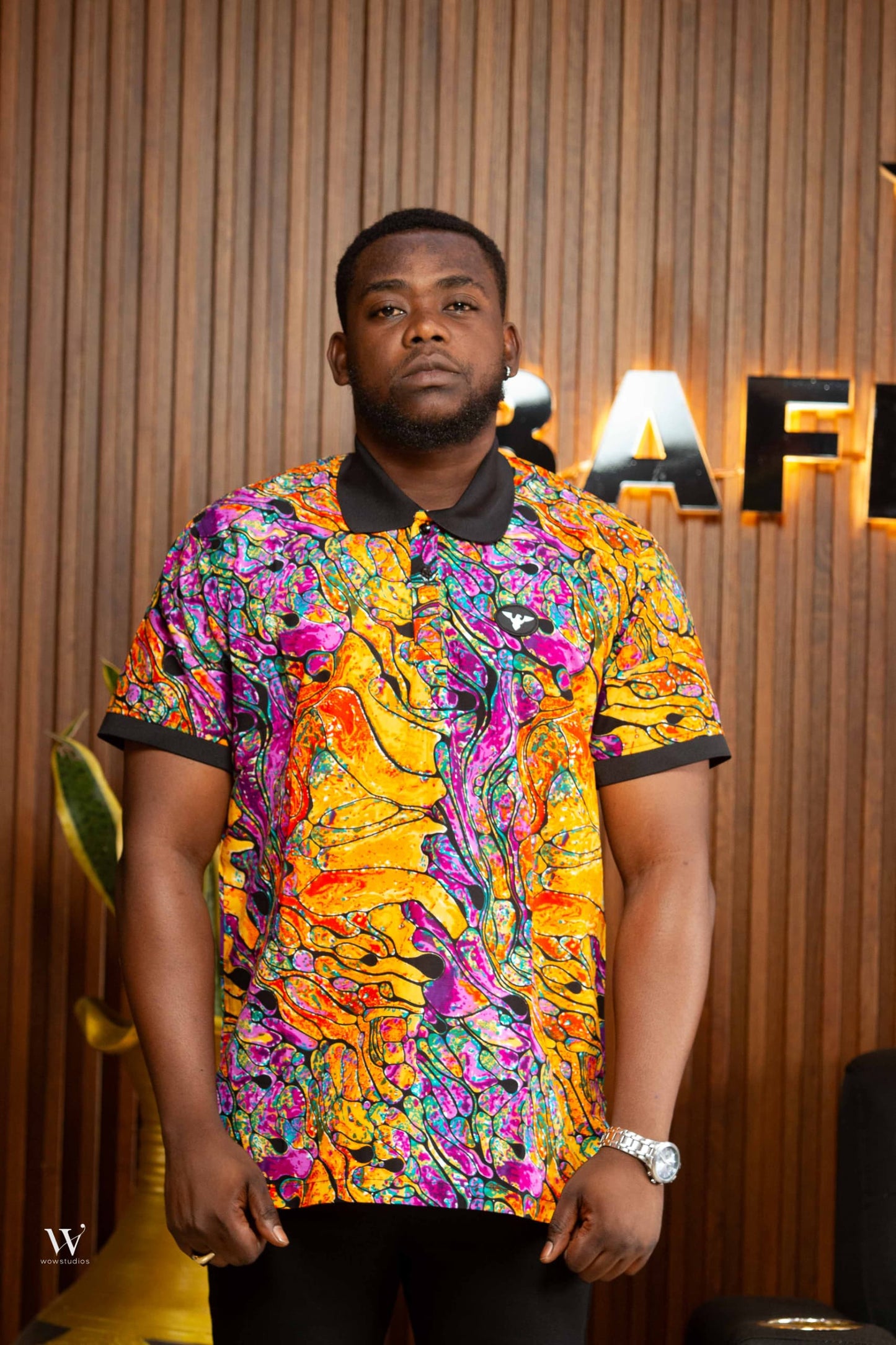 Baffoe Polo Marbling Shirt