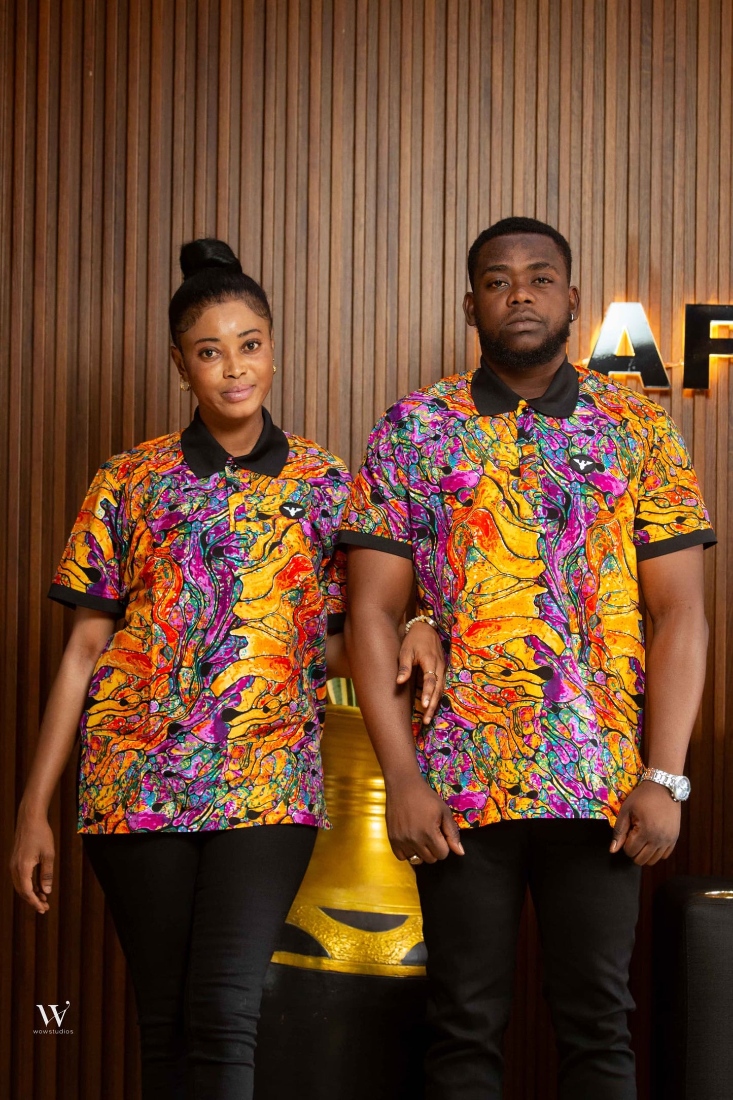 Baffoe Polo Marbling Shirt