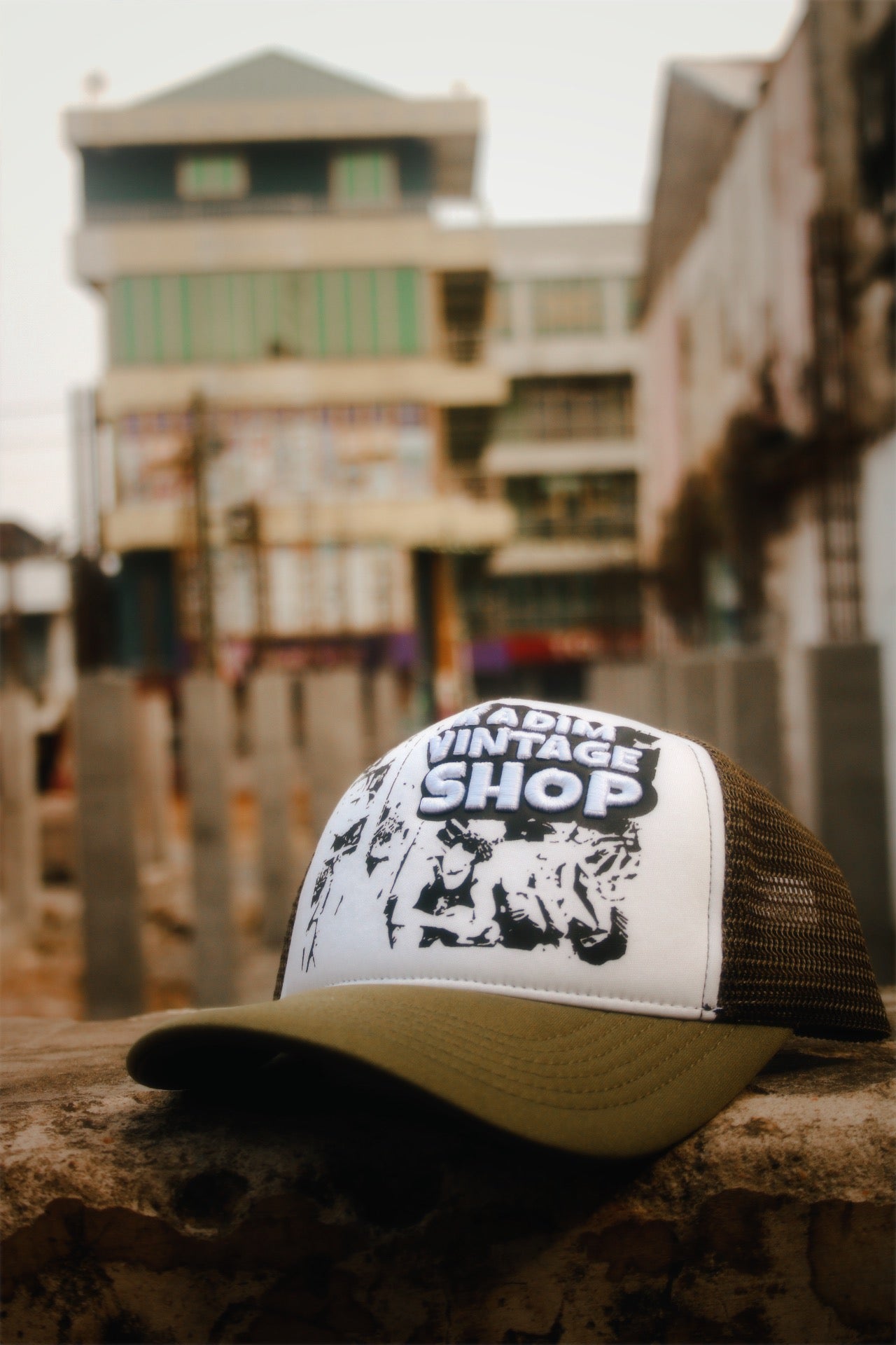 Kadim Vintage Embroidered Trucker Hat