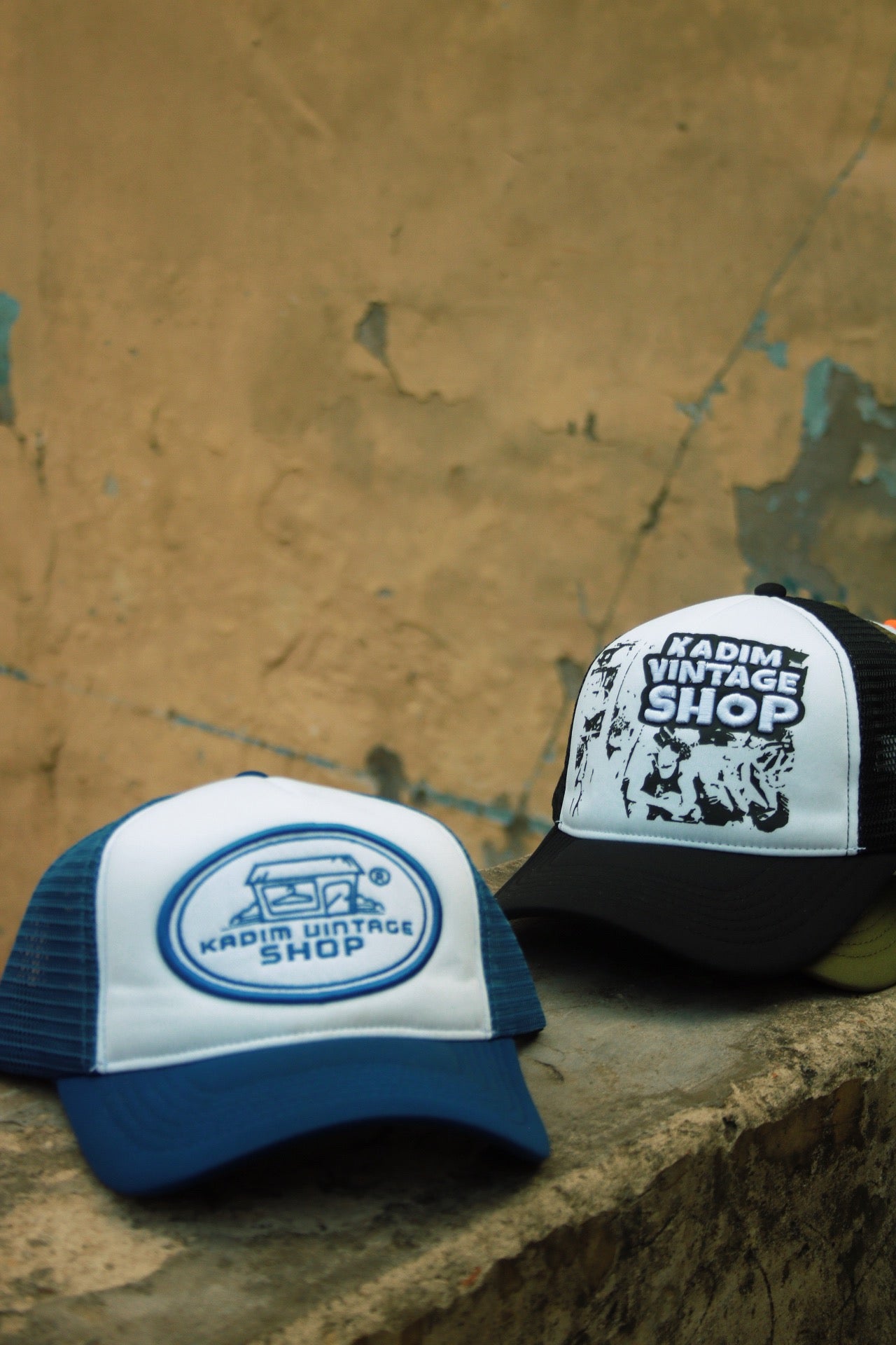 Kadim Vintage Embroidered Trucker Hat