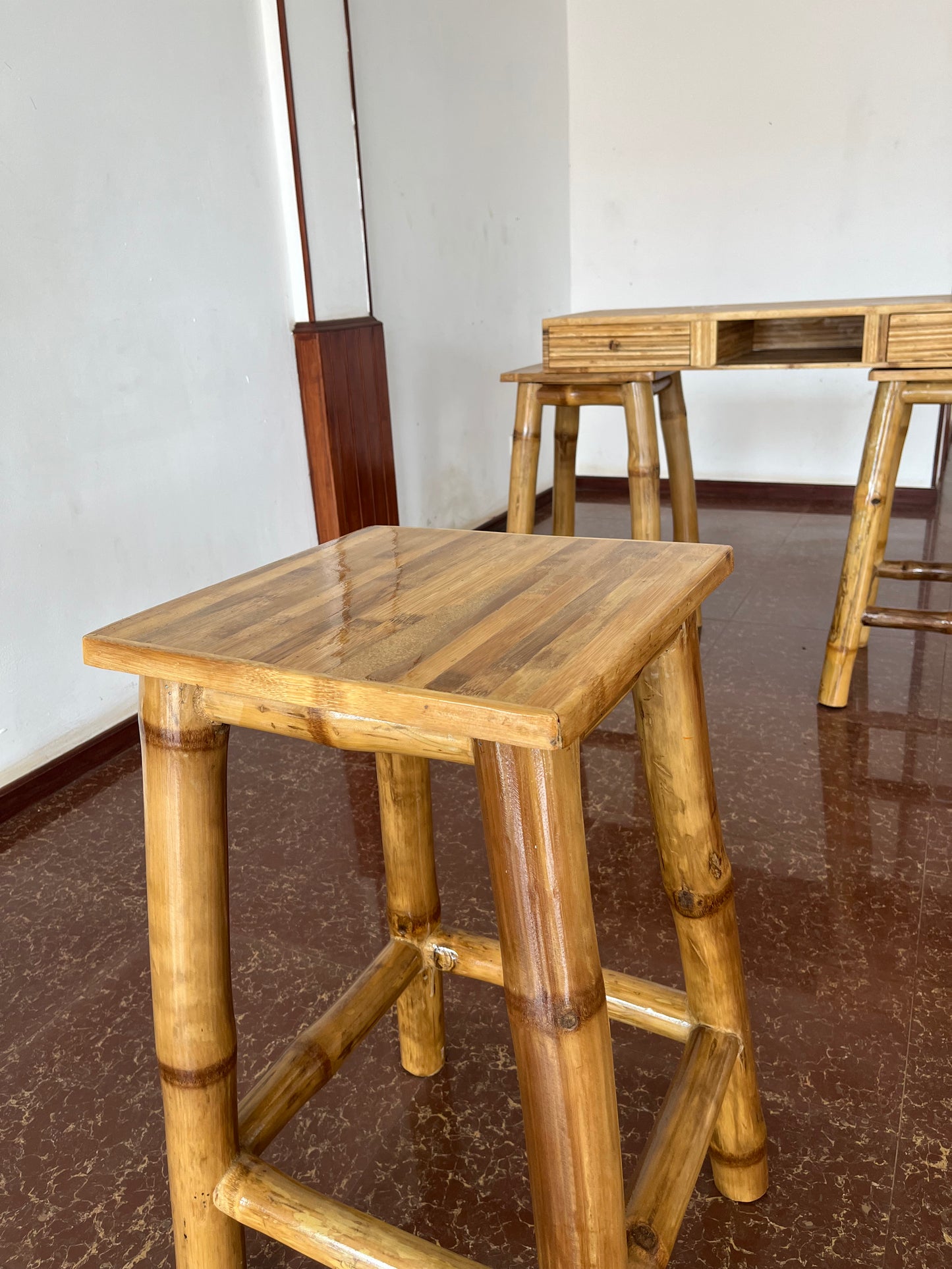 012 Bamboo Bar Stool