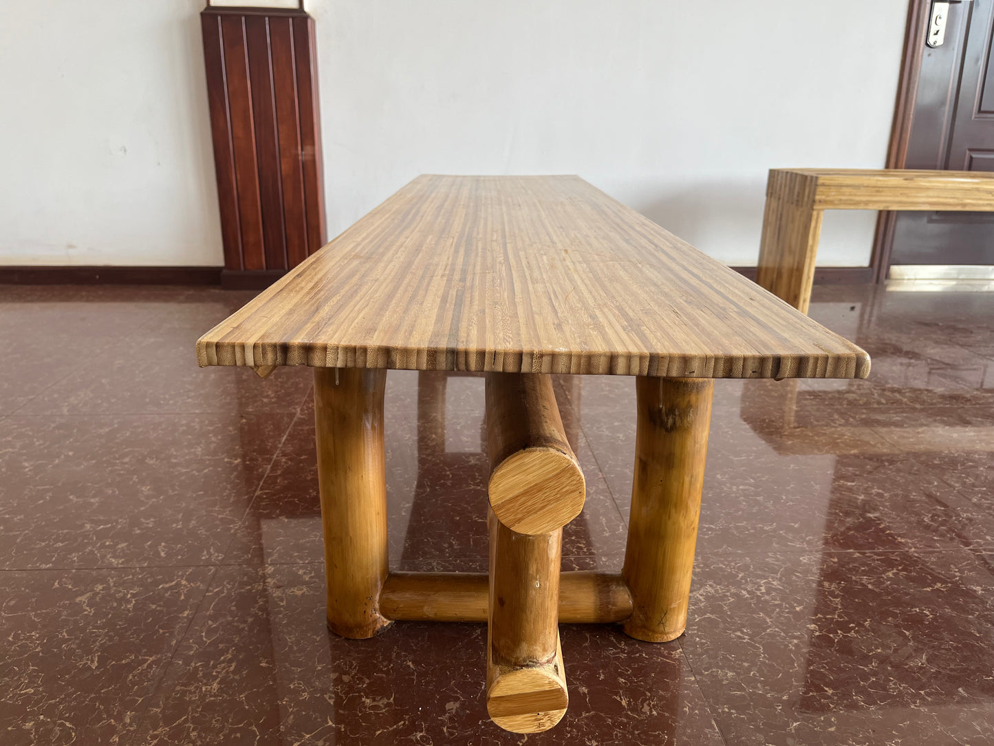 055 Bamboo Pole Bench