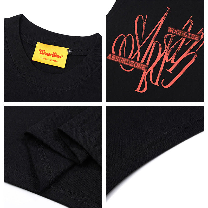 WoodLise Retro Crayon Graffiti Tank Top