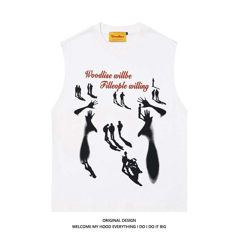 WoodLise Printed Tank Top For Men