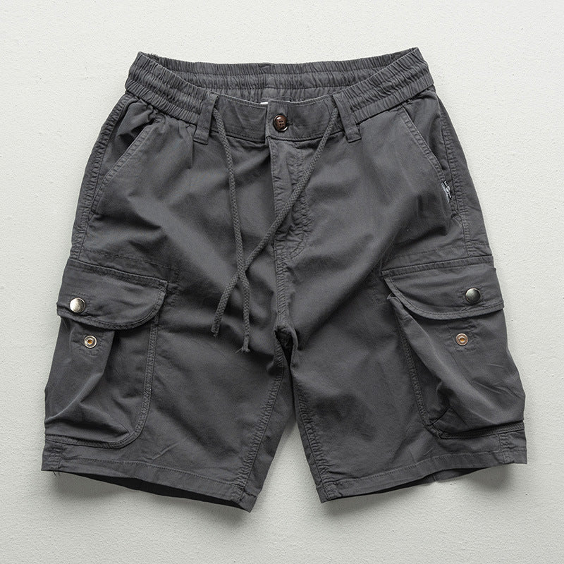 Multi-pocket Summer Workwear Shorts For Men