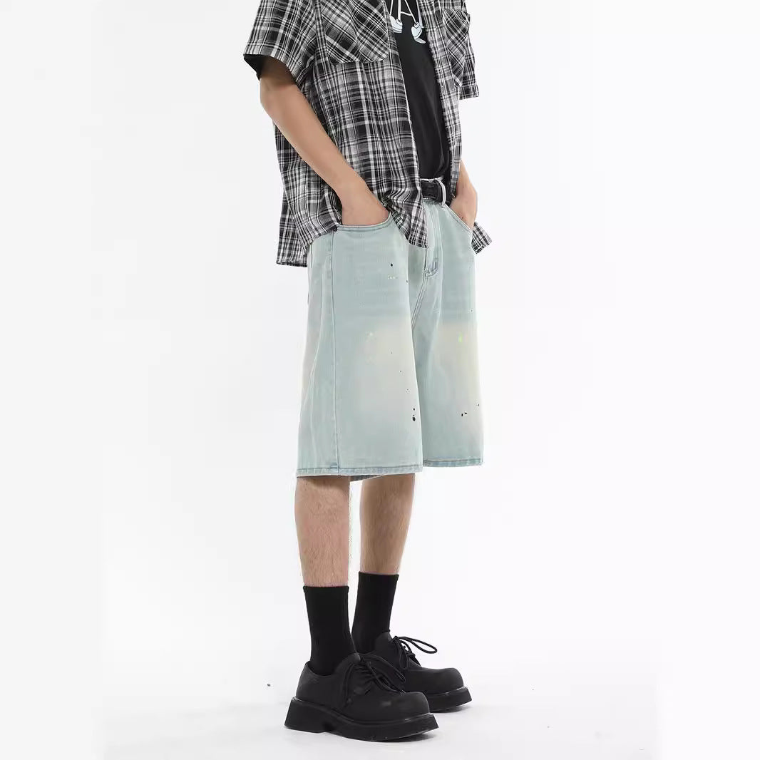Denim High Street Loose Shorts (Jorts)