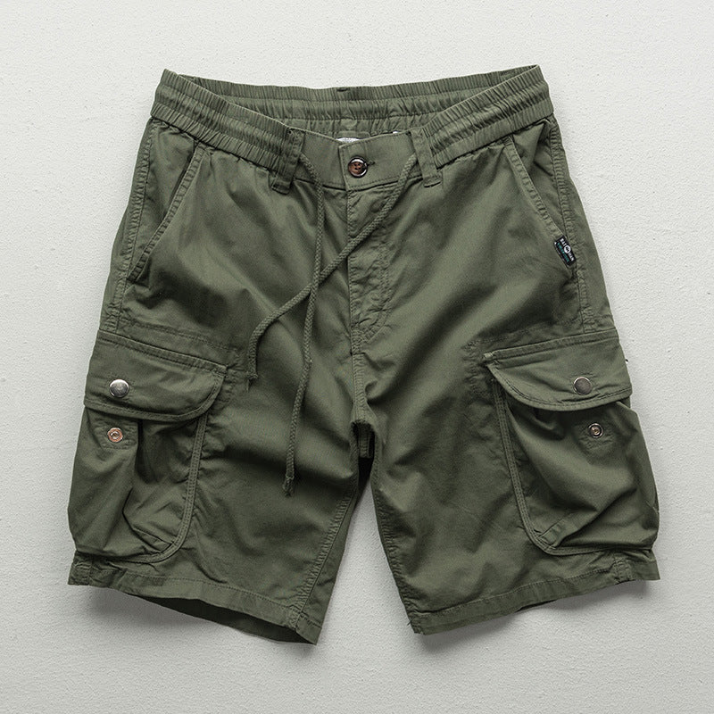 Multi-pocket Summer Workwear Shorts For Men