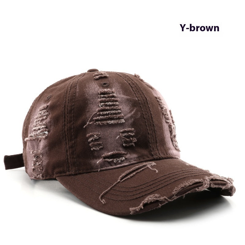 Distressed Retro Solid Washed Color Baseball Cap