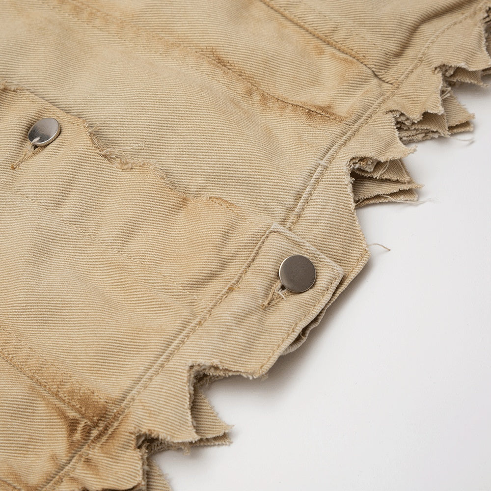 European-American Denim Jacket Top