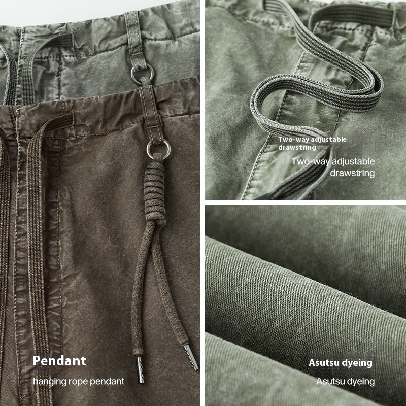 Street Flap Pocket Washed Paratrooper Overalls