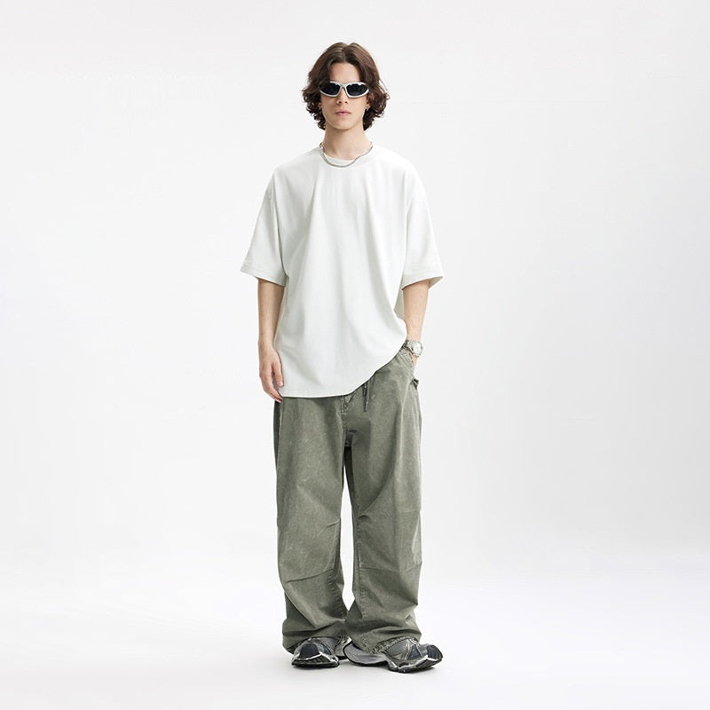 Street Flap Pocket Washed Paratrooper Overalls