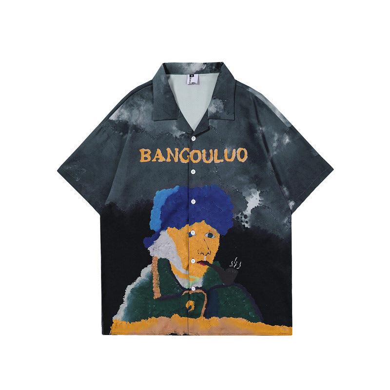 All-match Hawaiian Beach Floral Loose Shirt