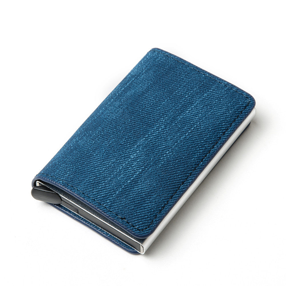 Ultra-Thin Anti-Theft Shield Aluminium Alloy Credit Card Case with Multi-Card Storage