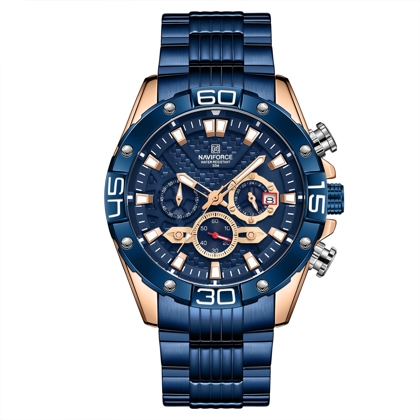 Men's Stylish Luminous Timing Watch