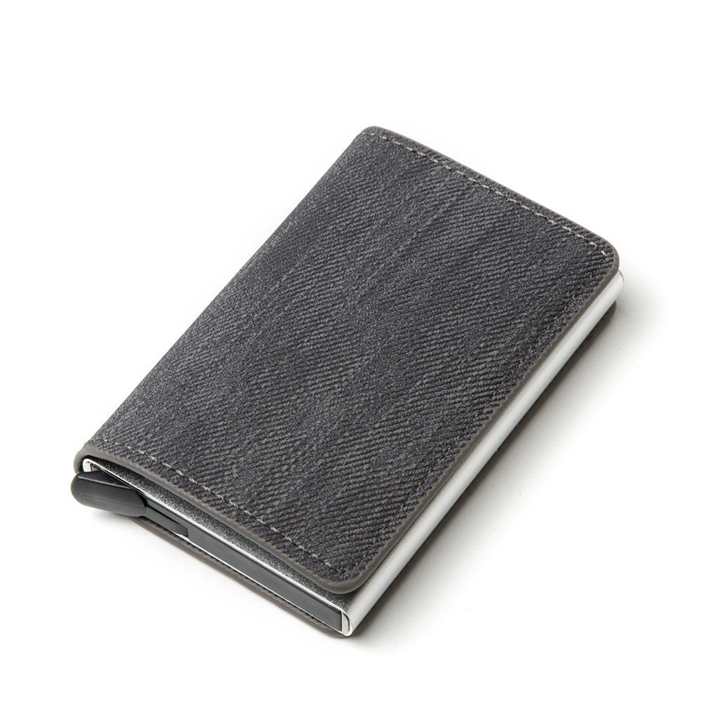 Ultra-Thin Anti-Theft Shield Aluminium Alloy Credit Card Case with Multi-Card Storage