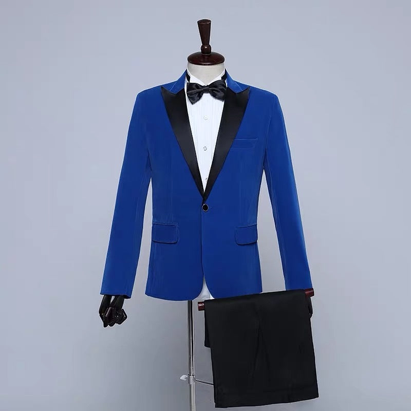 Men's Velvet Jacket Suit