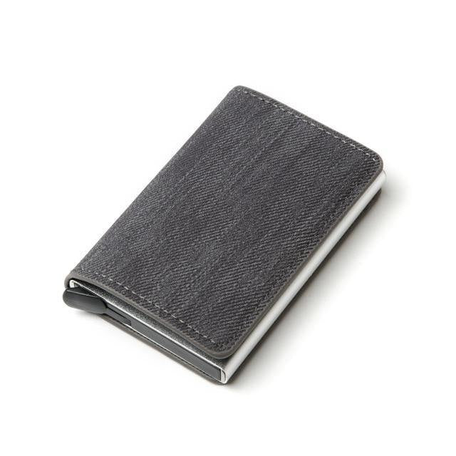 Ultra-Thin Anti-Theft Shield Aluminium Alloy Credit Card Case with Multi-Card Storage