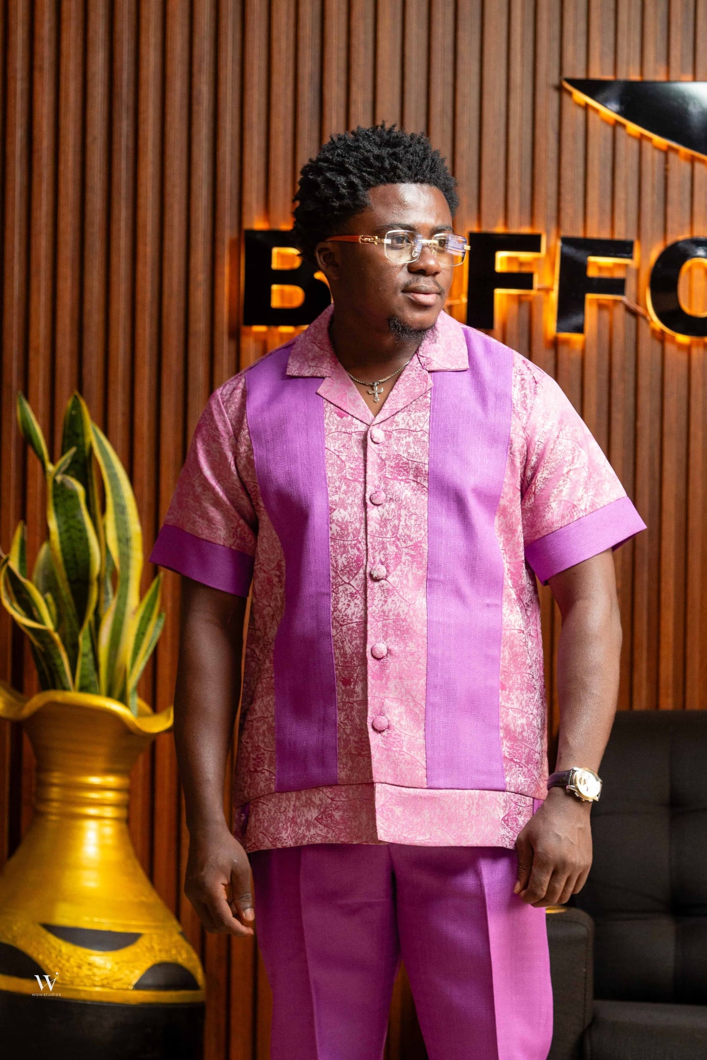 Baffoe Classic Double Move Stripes Kaftan