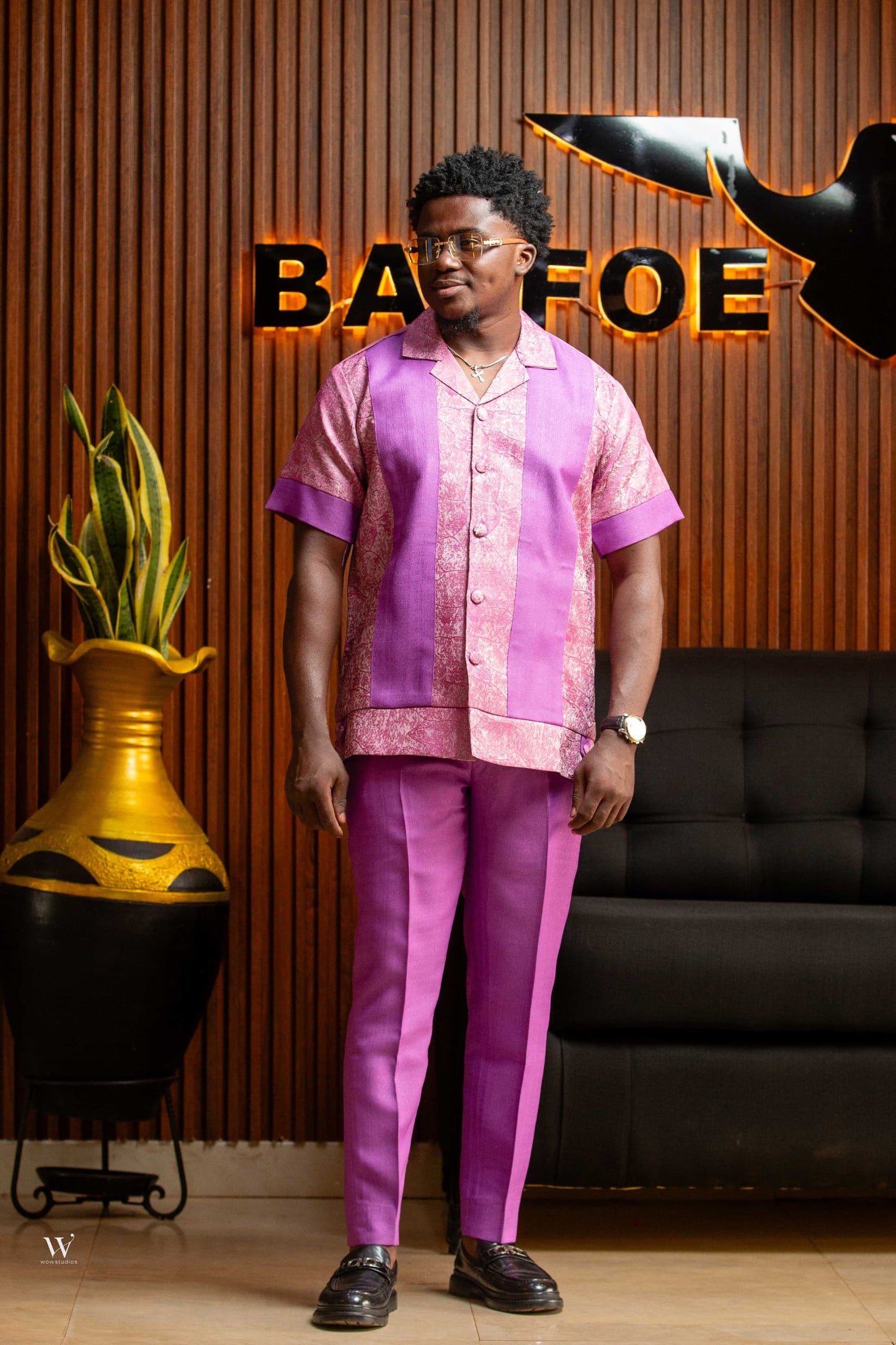 Baffoe Classic Double Move Stripes Kaftan
