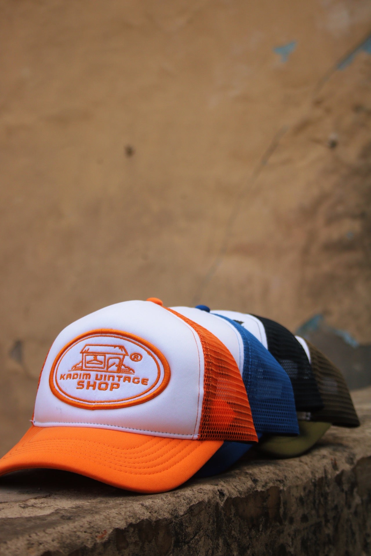 Kadim Vintage Embroidered Trucker Hat