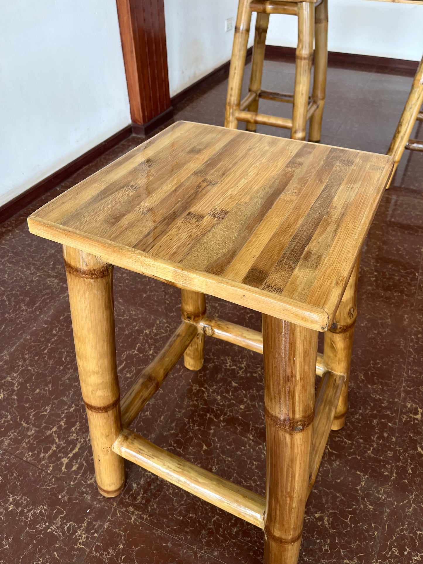 012 Bamboo Bar Stool