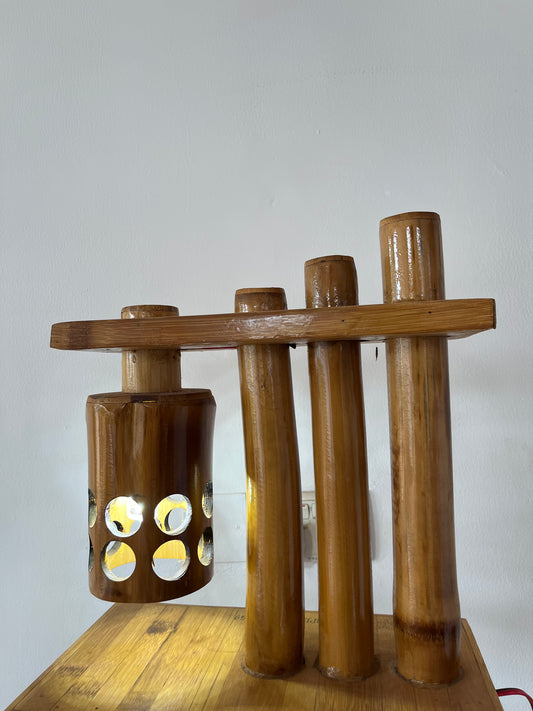 039 Bamboo Bedside Lamp