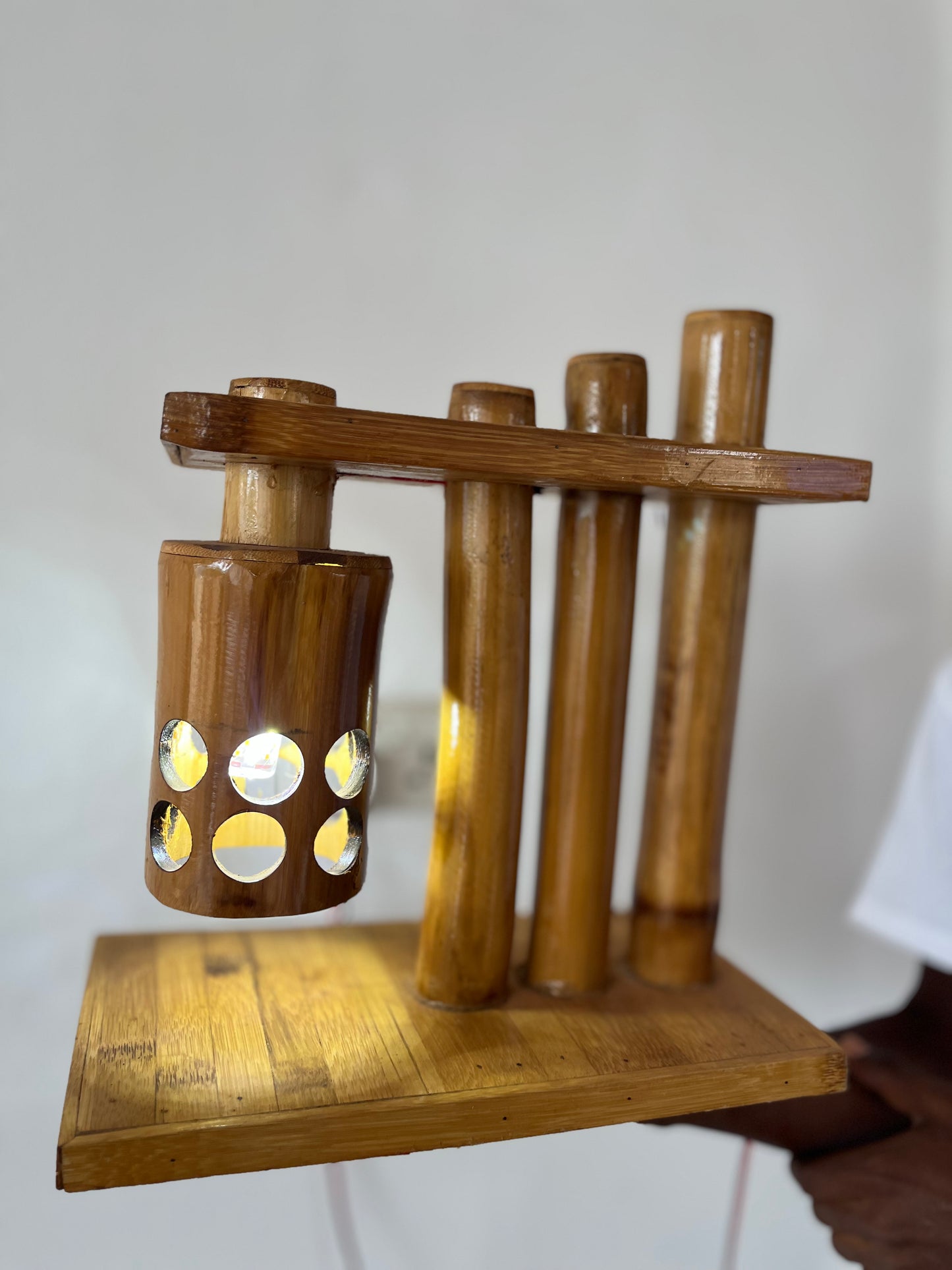 039 Bamboo Bedside Lamp