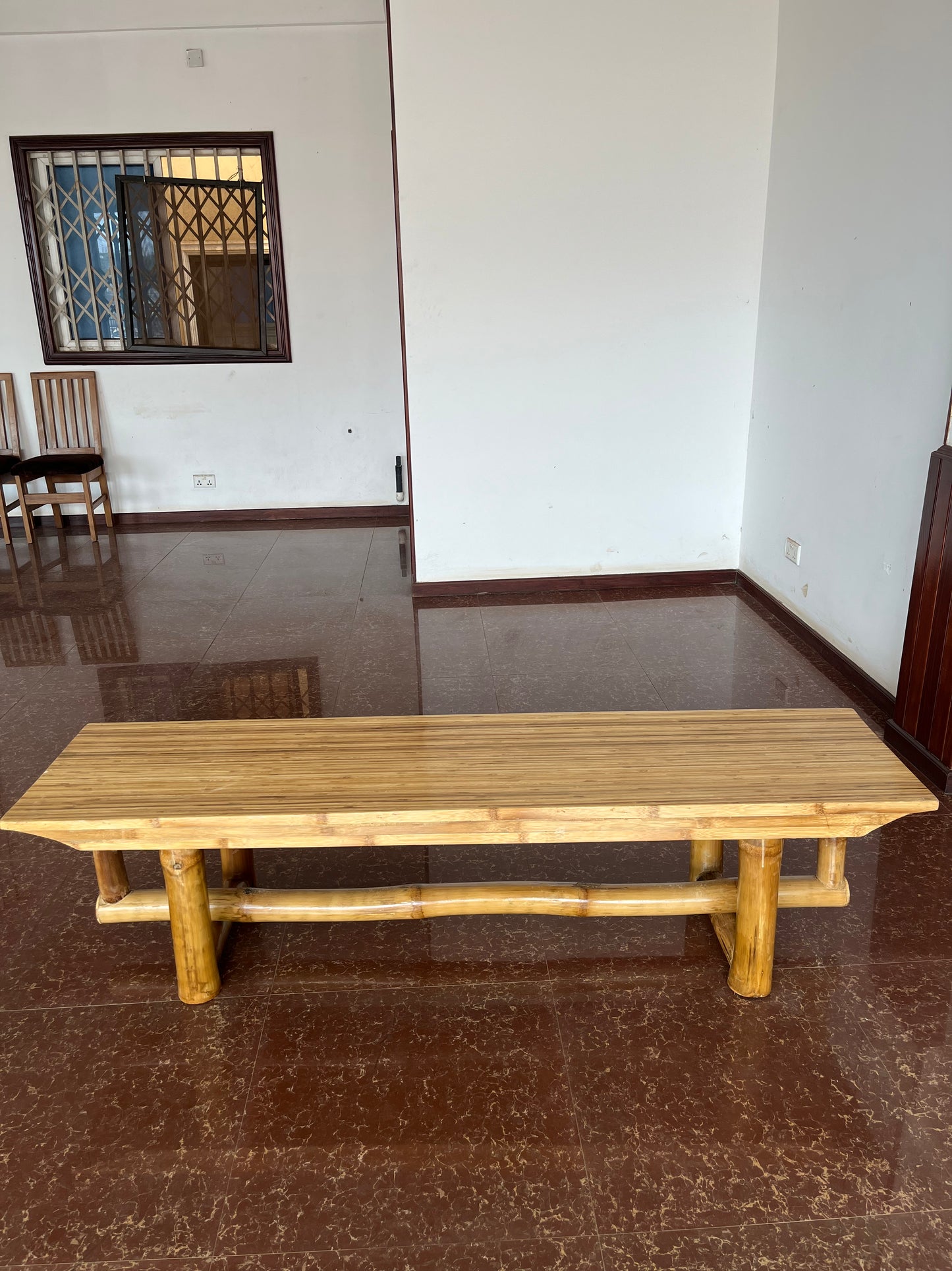 055 Bamboo Pole Bench
