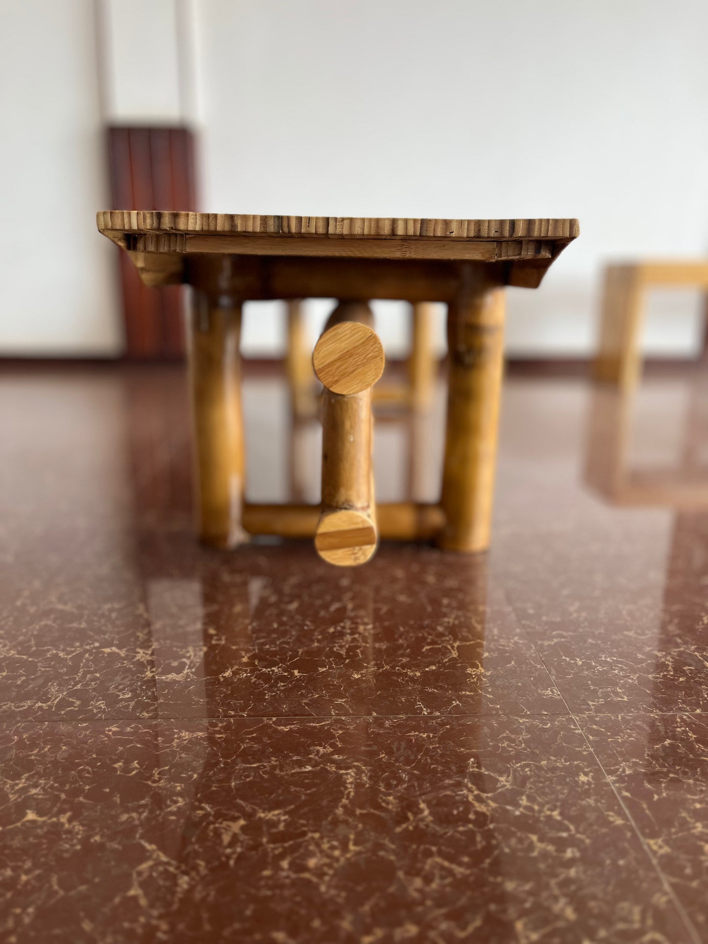 055 Bamboo Pole Bench