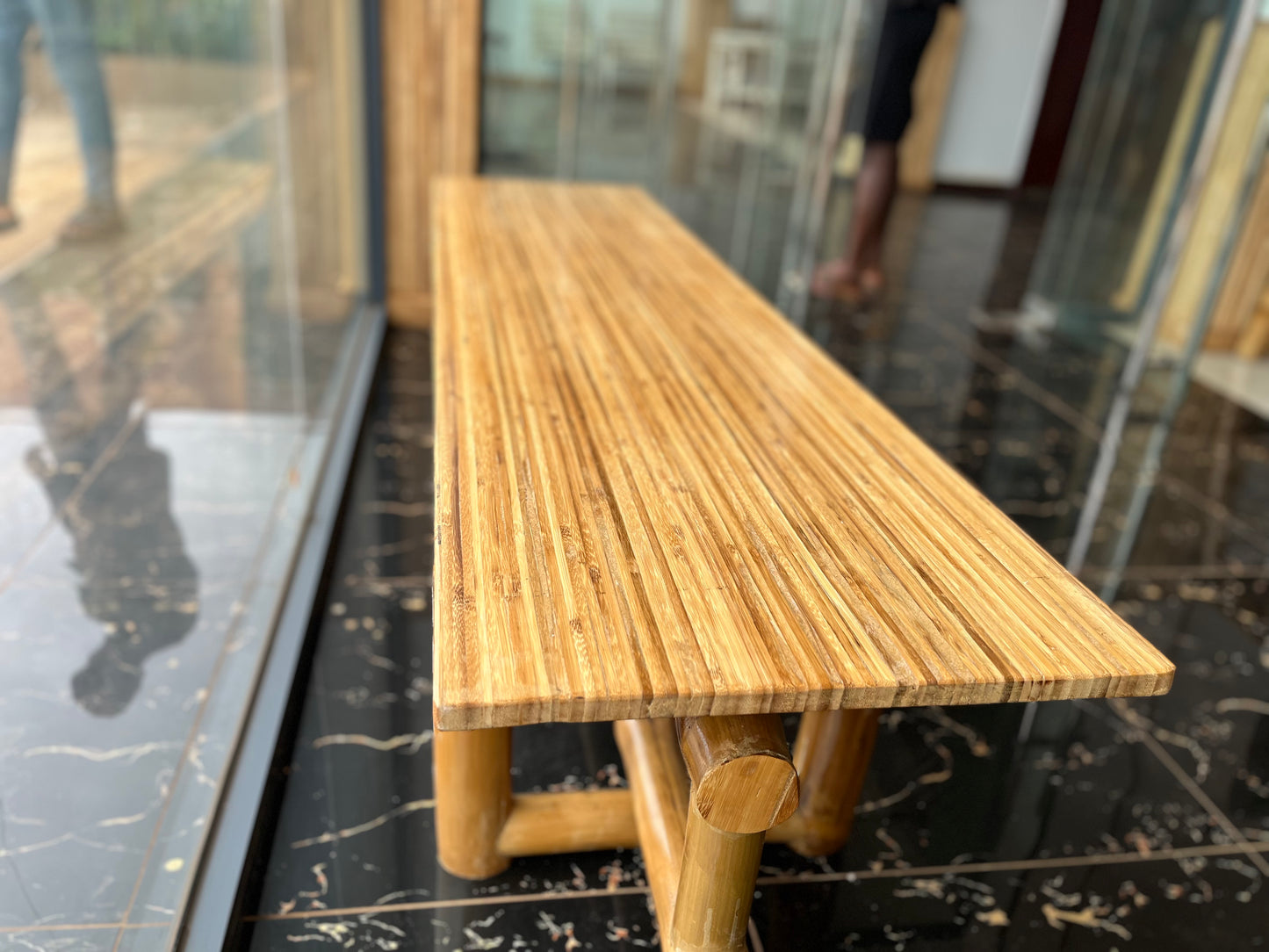 055 Bamboo Pole Bench