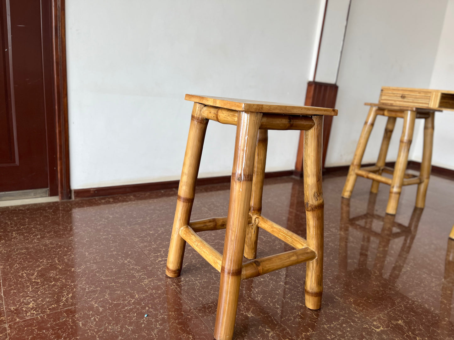 012 Bamboo Bar Stool