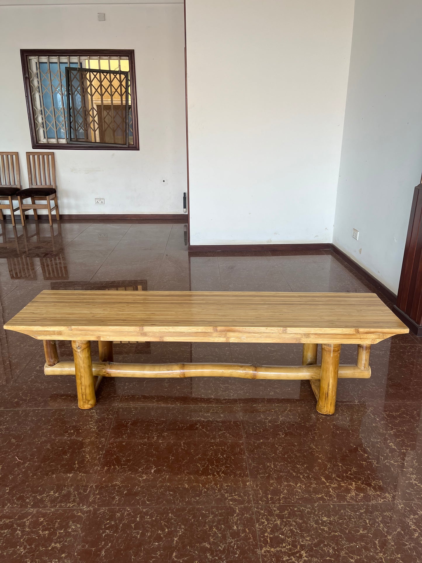055 Bamboo Pole Bench