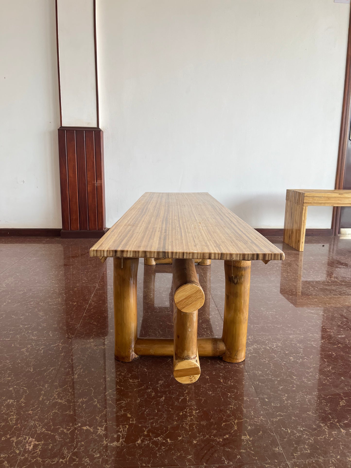 055 Bamboo Pole Bench