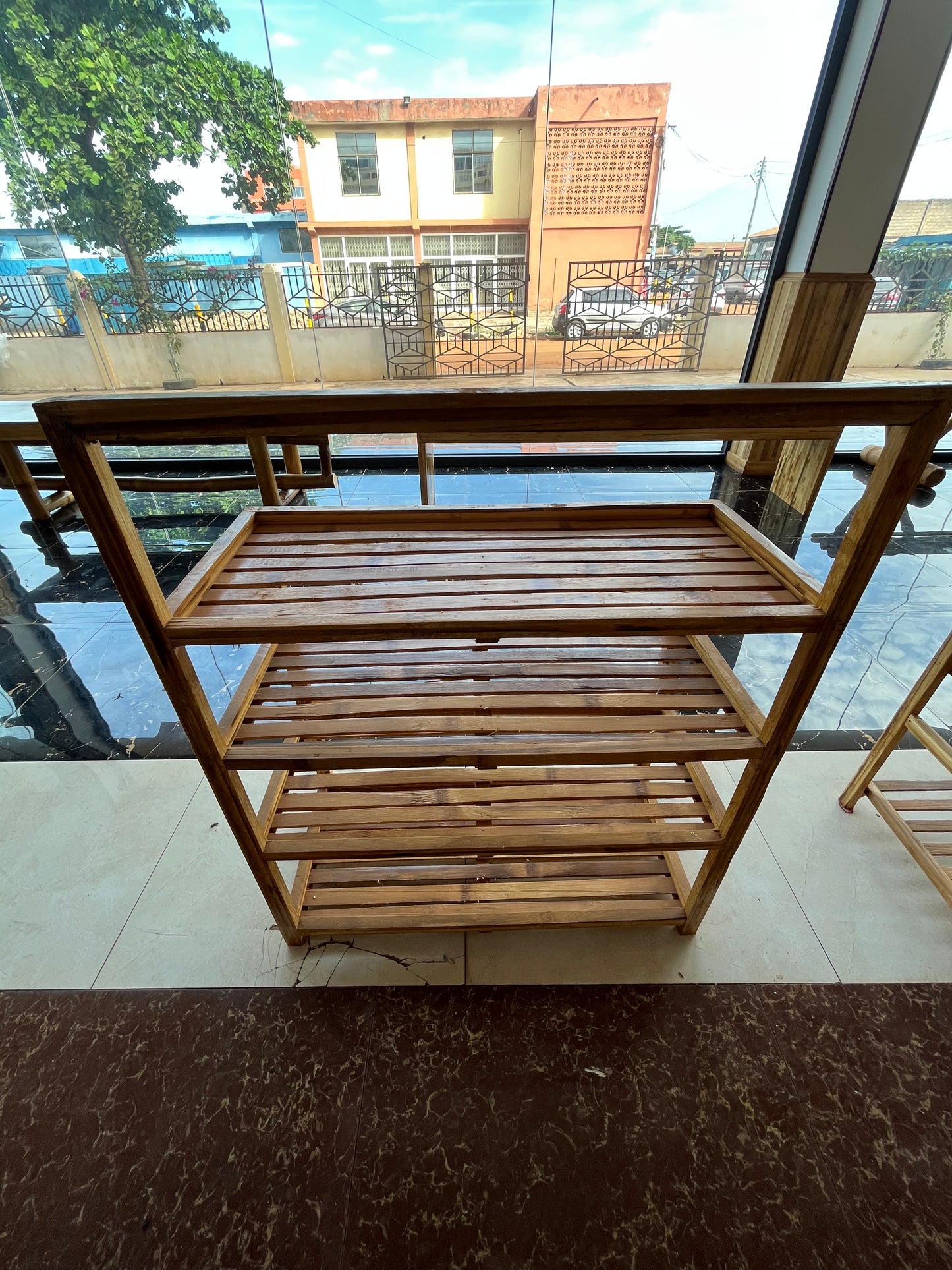 045 Bamboo Shoe Rack