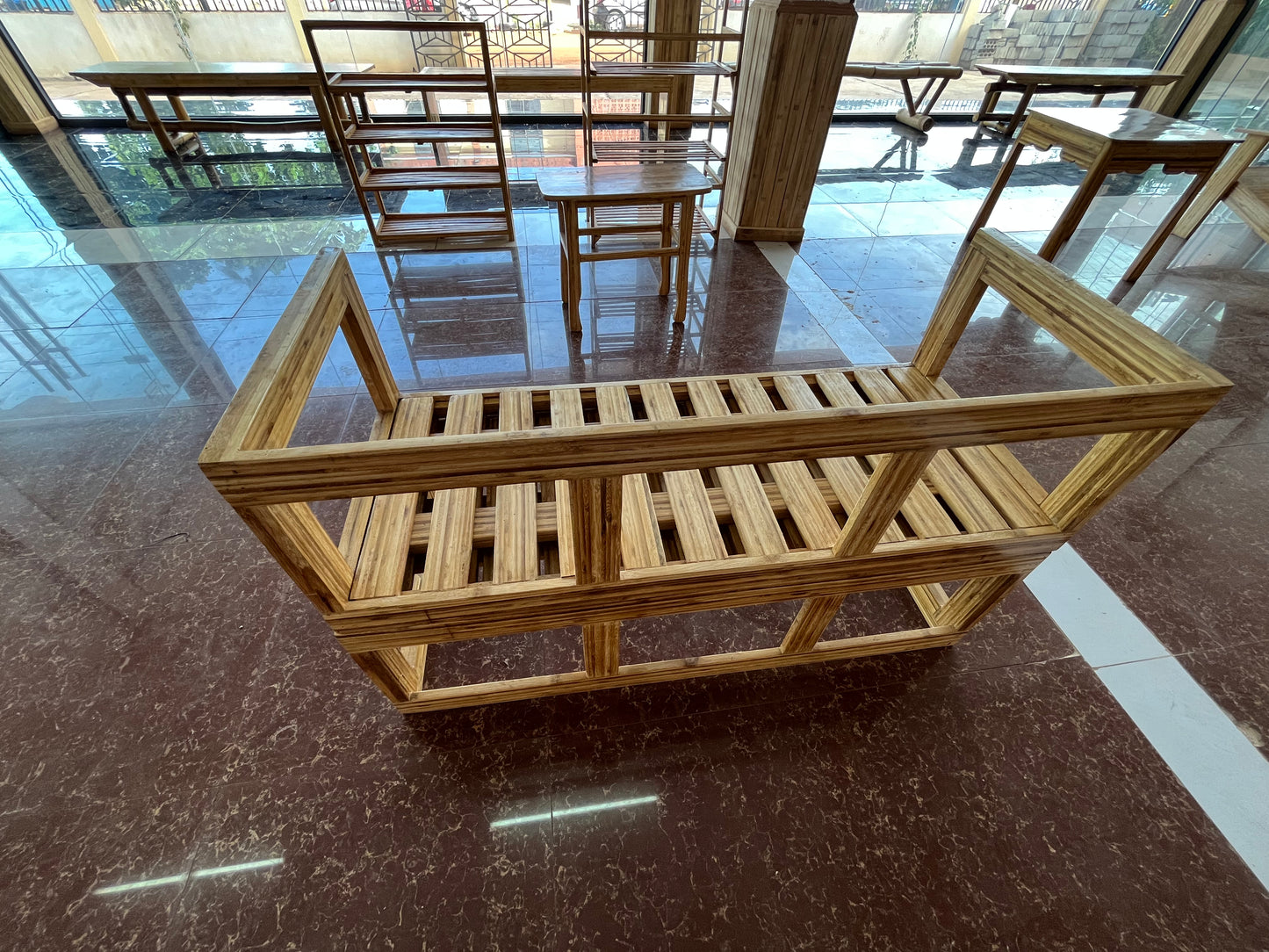 A60 Bamboo Fold Bench