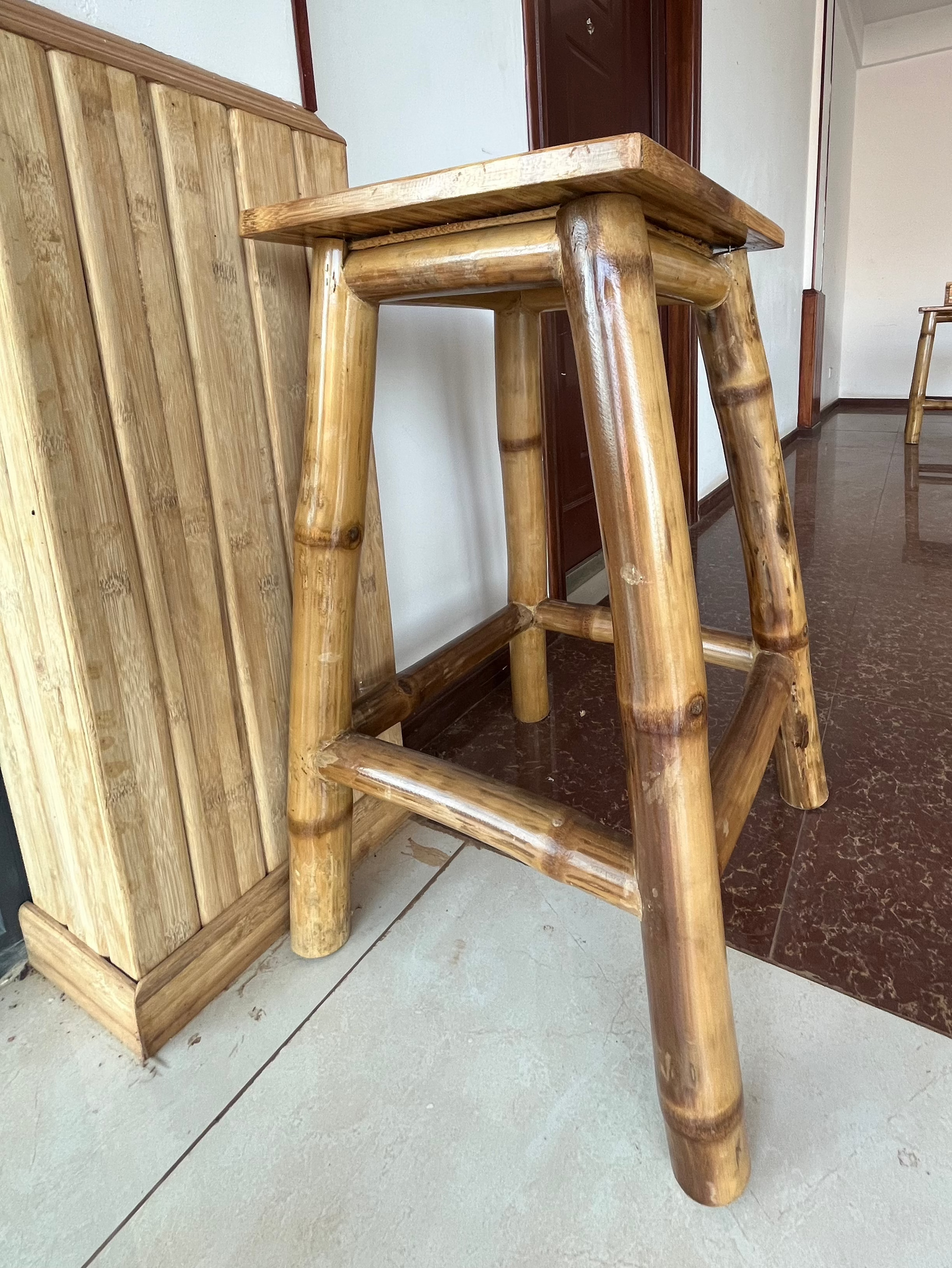 012 Bamboo Bar Stool