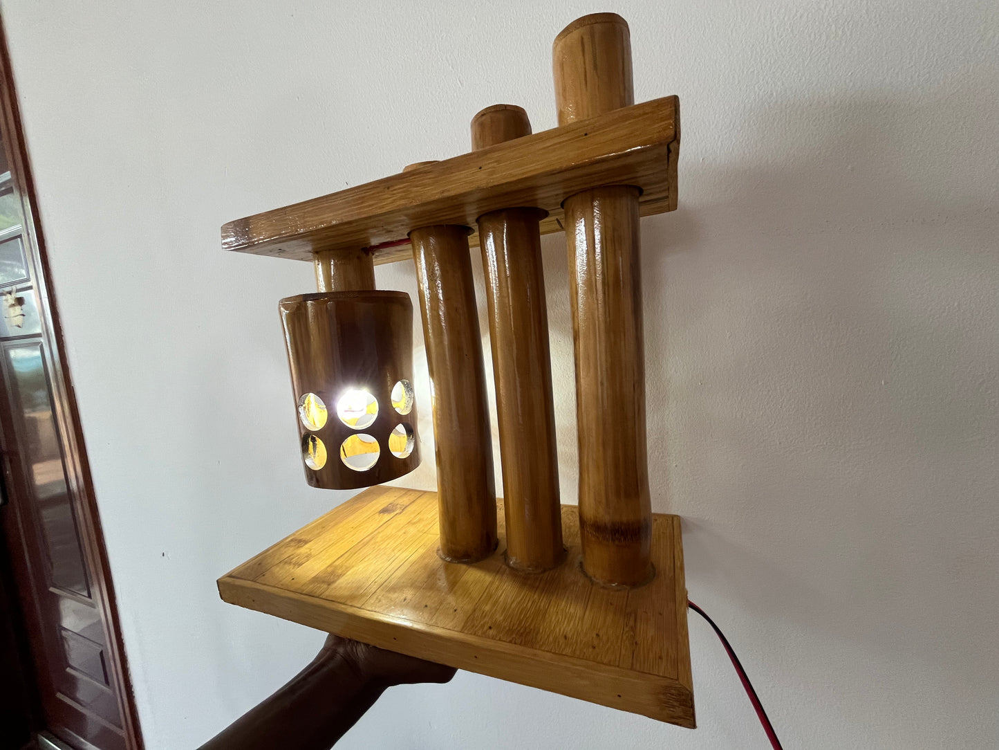 039 Bamboo Bedside Lamp
