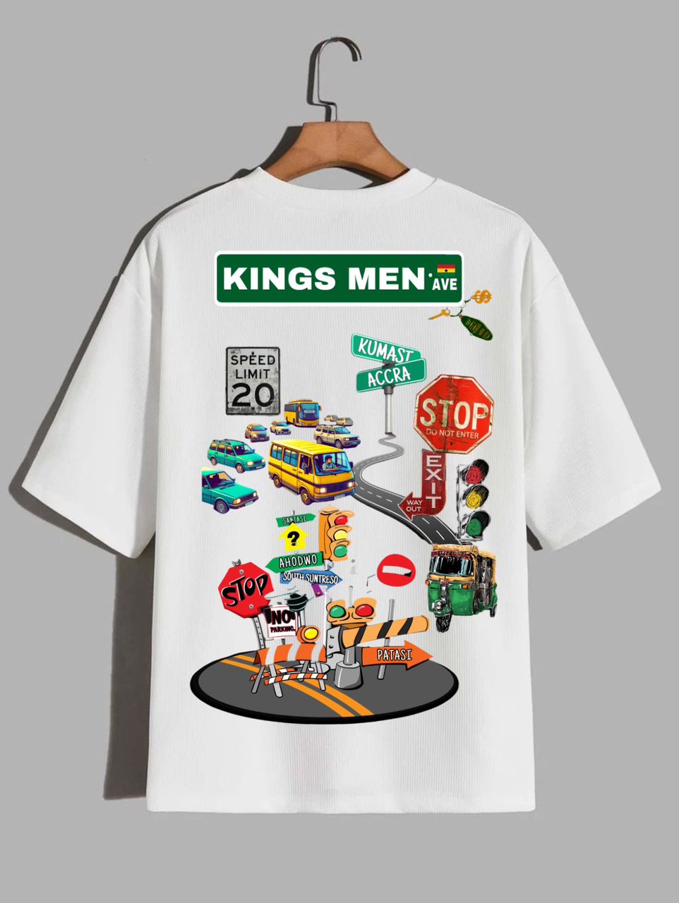 KINGS MEN MAP T-SHIRT