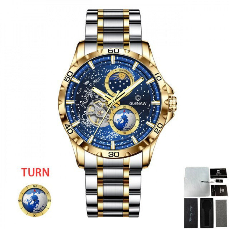 Men's Classic Quartz Stainless Steel Timepiece