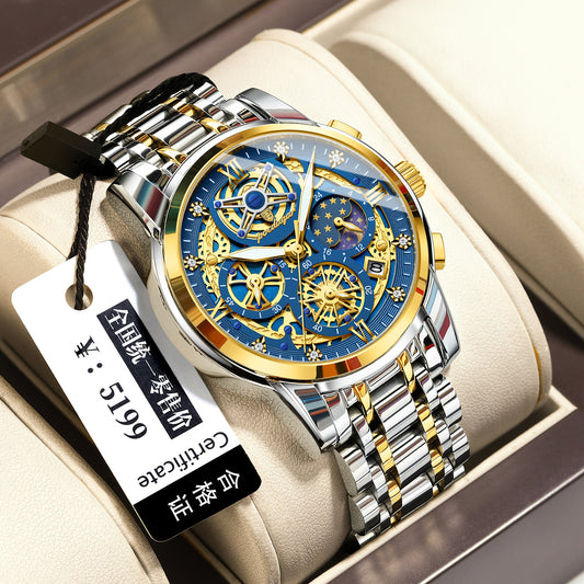Premium Waterproof Open-Design Luxury Oversized Dial Watch