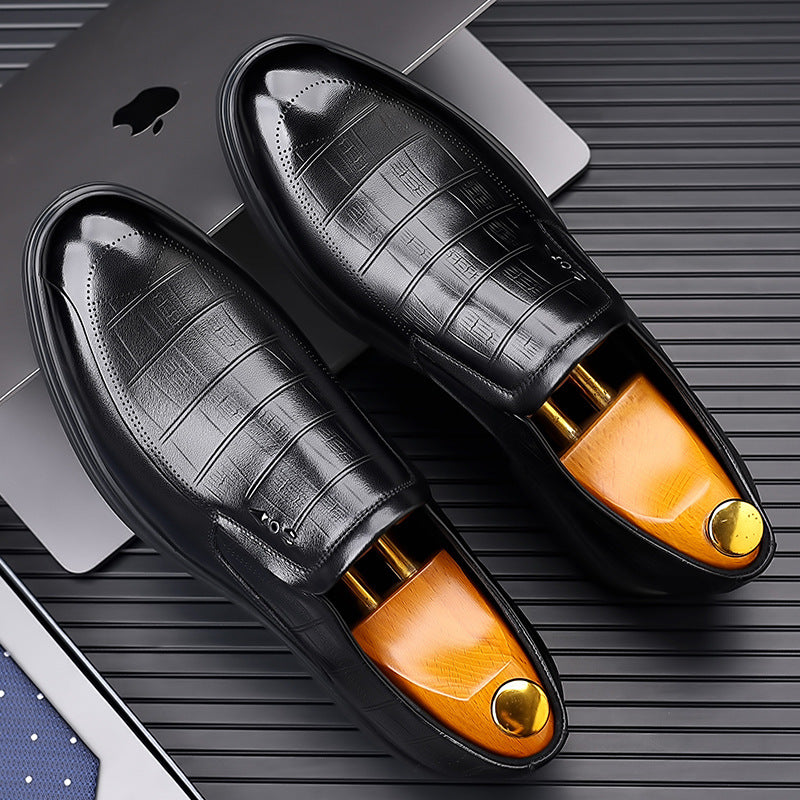 Genuine Leather Breathable Men's Pointed Toe Shoe
