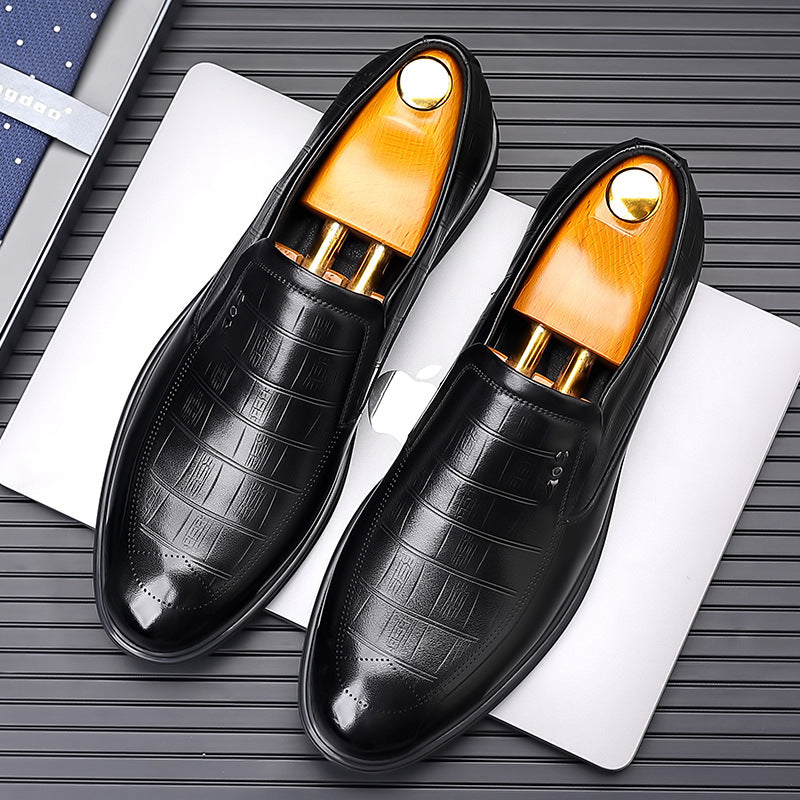 Genuine Leather Breathable Men's Pointed Toe Shoe
