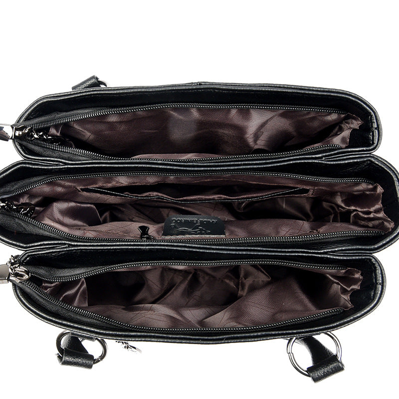 Spacious Multi-layer Versatile  Women's Handbag